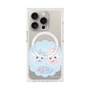 プレミアムスクエアケース with MagSafe［ まじかるベリーベリー - すとろべりーとぶるべりー - ブルー ］
