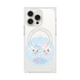 プレミアムスクエアケース with MagSafe［ まじかるベリーベリー - すとろべりーとぶるべりー - ブルー ］
