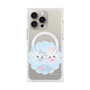 プレミアムスクエアケース with MagSafe［ まじかるベリーベリー - すとろべりーとぶるべりー - ブルー ］