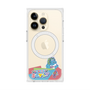 プレミアムスクエアケース with MagSafe［ 広島東洋カープ - のんびりスラィリー - パッチワーク ］