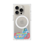 プレミアムスクエアケース with MagSafe［ 広島東洋カープ - のんびりスラィリー - パッチワーク ］
