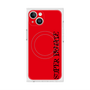 プレミアムスクエアケース with MagSafe［ SUPER PRIVATE - ロゴ - Red&Black ］