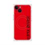 プレミアムスクエアケース with MagSafe［ SUPER PRIVATE - ロゴ - Red&Black ］