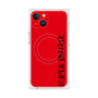 プレミアムスクエアケース with MagSafe［ SUPER PRIVATE - ロゴ - Red&Black ］