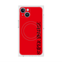 プレミアムスクエアケース with MagSafe［ SUPER PRIVATE - ロゴ - Red&Black ］