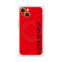 プレミアムスクエアケース with MagSafe［ SUPER PRIVATE - ロゴ - Red&Black ］
