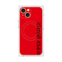 プレミアムスクエアケース with MagSafe［ SUPER PRIVATE - ロゴ - Red&Black ］