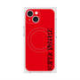 プレミアムスクエアケース with MagSafe［ SUPER PRIVATE - ロゴ - Red&Black ］