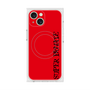 プレミアムスクエアケース with MagSafe［ SUPER PRIVATE - ロゴ - Red&Black ］