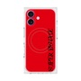 プレミアムスクエアケース with MagSafe［ SUPER PRIVATE - ロゴ - Red&Black ］