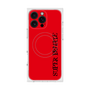 プレミアムスクエアケース with MagSafe［ SUPER PRIVATE - ロゴ - Red&Black ］
