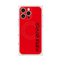 プレミアムスクエアケース with MagSafe［ SUPER PRIVATE - ロゴ - Red&Black ］