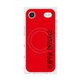 プレミアムスクエアケース with MagSafe［ SUPER PRIVATE - ロゴ - Red&Black ］