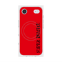 プレミアムスクエアケース with MagSafe［ SUPER PRIVATE - ロゴ - Red&Black ］