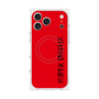 プレミアムスクエアケース with MagSafe［ SUPER PRIVATE - ロゴ - Red&Black ］