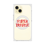 プレミアムスクエアケース with MagSafe［ SUPER PRIVATE - ロゴ - Metal ］