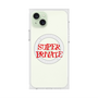 プレミアムスクエアケース with MagSafe［ SUPER PRIVATE - ロゴ - Metal ］