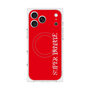 プレミアムスクエアケース with MagSafe［ SUPER PRIVATE - ロゴ - Red ］