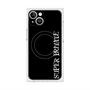 プレミアムスクエアケース with MagSafe［ SUPER PRIVATE - ロゴ - Black ］