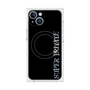 プレミアムスクエアケース with MagSafe［ SUPER PRIVATE - ロゴ - Black ］