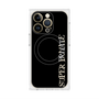 プレミアムスクエアケース with MagSafe［ SUPER PRIVATE - ロゴ - Black ］
