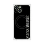 プレミアムスクエアケース with MagSafe［ SUPER PRIVATE - ロゴ - Black ］