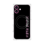 プレミアムスクエアケース with MagSafe［ SUPER PRIVATE - ロゴ - Black ］