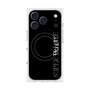 プレミアムスクエアケース with MagSafe［ SUPER PRIVATE - ロゴ - Black ］