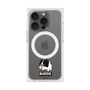 プレミアムスクエアケース with MagSafe［ BUDOG - モノクロ ］