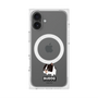 プレミアムスクエアケース with MagSafe［ BUDOG - モノクロ ］