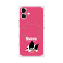 プレミアムスクエアケース with MagSafe［ BUDOG - ピンク ］