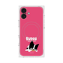 プレミアムスクエアケース with MagSafe［ BUDOG - ピンク ］