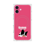 プレミアムスクエアケース with MagSafe［ BUDOG - ピンク ］