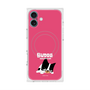 プレミアムスクエアケース with MagSafe［ BUDOG - ピンク ］