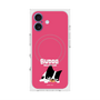 プレミアムスクエアケース with MagSafe［ BUDOG - ピンク ］