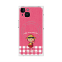 プレミアムスクエアケース with MagSafe［ ちびまる子ちゃん - ピンクチェック ］