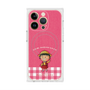 プレミアムスクエアケース with MagSafe［ ちびまる子ちゃん - ピンクチェック ］