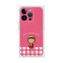 プレミアムスクエアケース with MagSafe［ ちびまる子ちゃん - ピンクチェック ］
