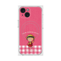 プレミアムスクエアケース with MagSafe［ ちびまる子ちゃん - ピンクチェック ］