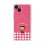 プレミアムスクエアケース with MagSafe［ ちびまる子ちゃん - ピンクチェック ］