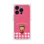 プレミアムスクエアケース with MagSafe［ ちびまる子ちゃん - ピンクチェック ］