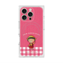 プレミアムスクエアケース with MagSafe［ ちびまる子ちゃん - ピンクチェック ］