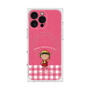 プレミアムスクエアケース with MagSafe［ ちびまる子ちゃん - ピンクチェック ］