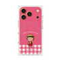 プレミアムスクエアケース with MagSafe［ ちびまる子ちゃん - ピンクチェック ］