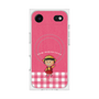 プレミアムスクエアケース with MagSafe［ ちびまる子ちゃん - ピンクチェック ］