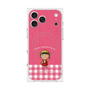 プレミアムスクエアケース with MagSafe［ ちびまる子ちゃん - ピンクチェック ］
