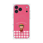 プレミアムスクエアケース with MagSafe［ ちびまる子ちゃん - ピンクチェック ］