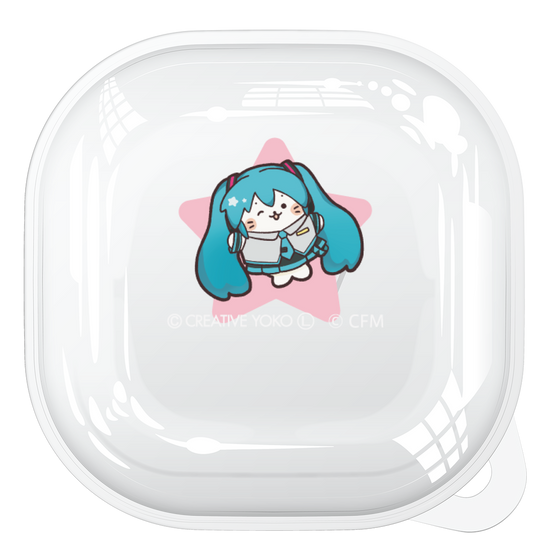 Galaxy Buds2ケース［ しろたん×初音ミク - 初音ミク - しろたん変身 ］