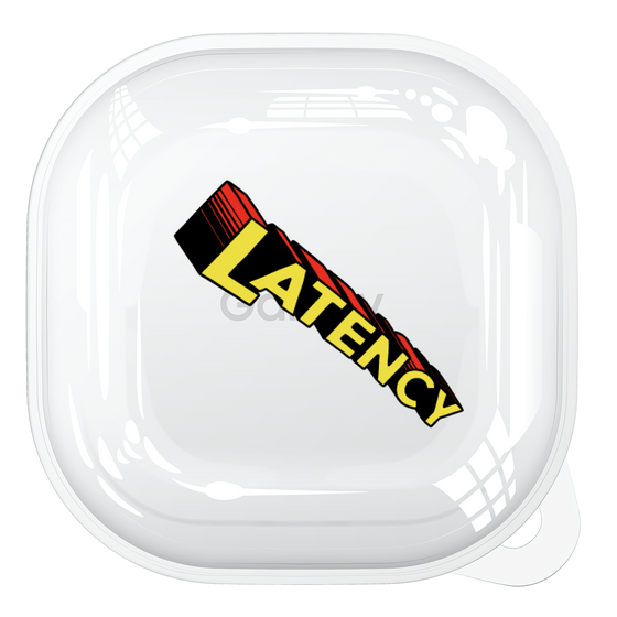 Galaxy Buds2ケース［ LATENCY - Rock logo ］