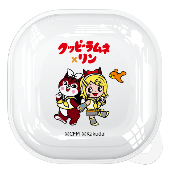 Galaxy Buds2ケース［ 初音ミク×クッピーラムネ - 鏡音リン×ラム - デフォルメイラスト ］